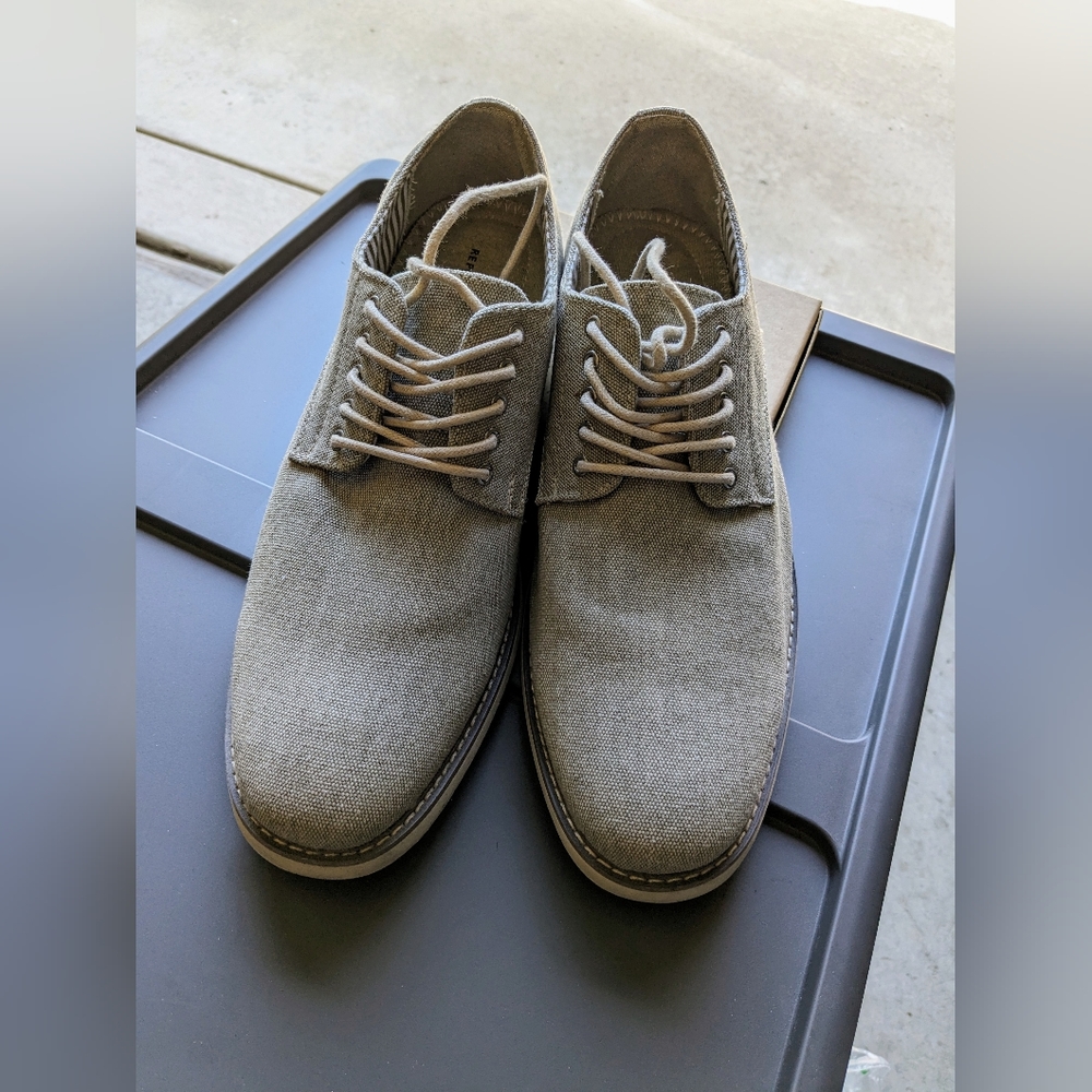 Report Tan Linen Oxford Shoe Size 11